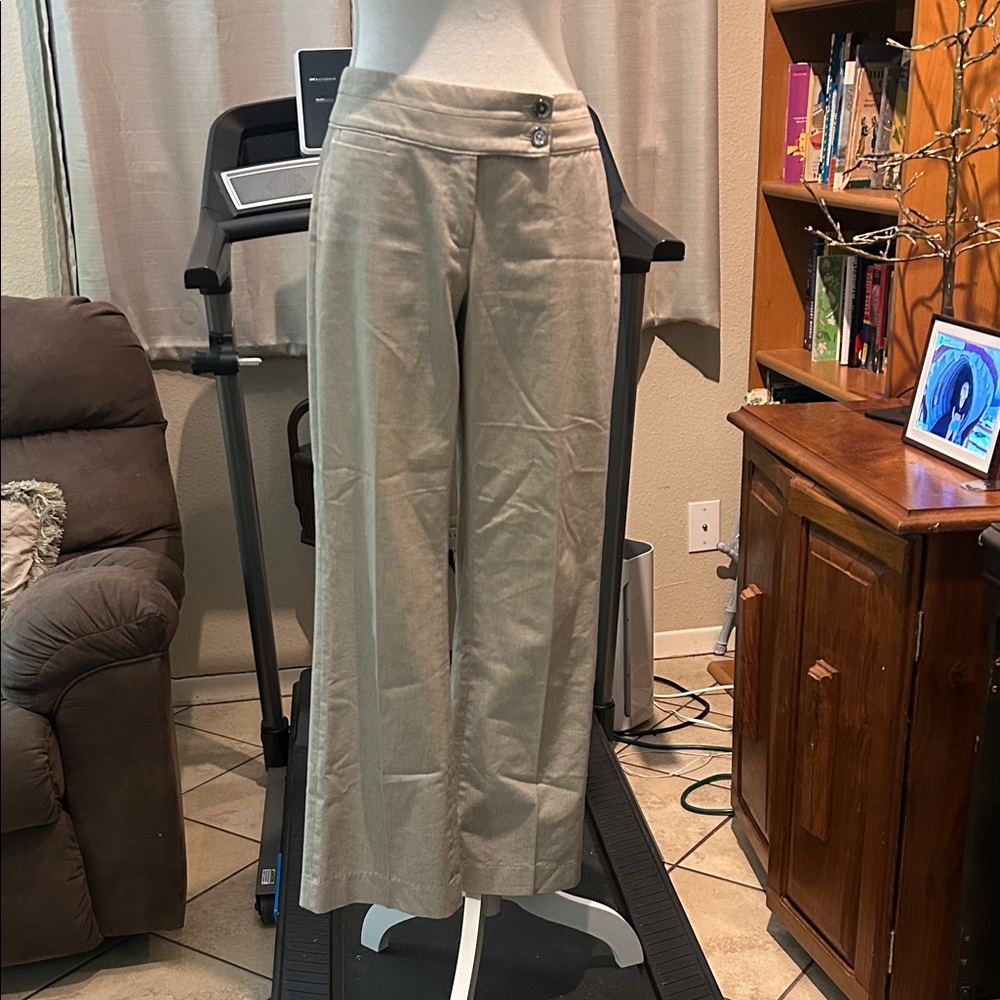 White House Black Market Tan Trousers